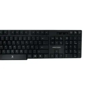 Kit de Teclado y Mouse PERFECT CHOICE - Estándar, Negro, 10 m, 1600 DPI