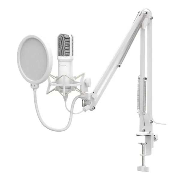 Kit de MICROFONO C/SOPORTE XZ260 BLANCO. XZKMC1W. -