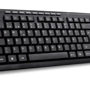 Kit Essencially TechZone - combo alámbrico con conexión USB, mouse 1000 DPI's, teclado con 112 teclas tipo QWERTY, 1 año de garantía.