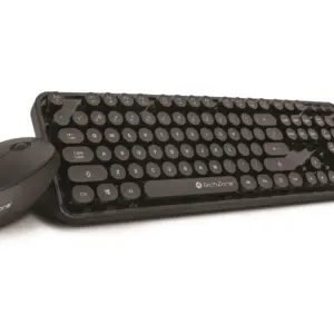Kit Nifty TechZone combo inalámbrico con conexión USB - mouse 1600 DPI´s, teclado con 104 teclas tipo QWERTY, 1 año de garantía.