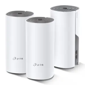 Kit Sistema MESH  TP-LINK Deco E4(3-Pack) - 2, 4 GHz, 2, 2, 867 Mbit/s, Blanco