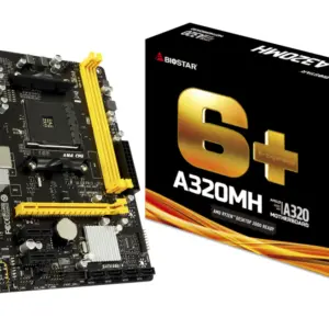 Motherboard BIOSTAR A320MH SOPORTE DE CPU Compatible con AMD AM4 -