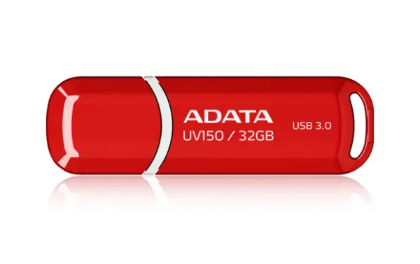 Memoria USB ADATA AUV150-32G-RRD - Rojo, 32 GB, USB 3.2