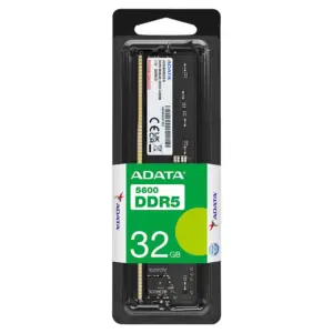 Memoria RAM ADATA - DDR5 32GB UDIMM 5600MHz. NP. AD5U560032G-S