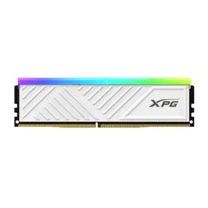 Memoria RAM ADATA XPG SPECTRIX D35G - DDR4 8GB UDIMM 3200MHz, con Iluminación RGB. Disipador BLANCO. AX4U32008G16A-SWHD35G