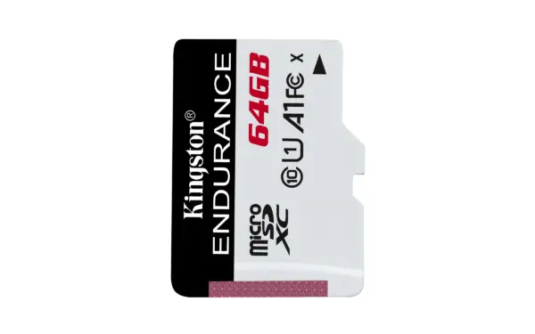 MEMORIA MICROSD KINGSTON HIGH ENDURENCE 64GB R.95MB/S W.30MB/S CL10 UHS-I U1 V10 A1 -