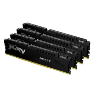 MEMORIA RAM KINGSTON FURY BEAST BLACK XMP 128GB 5200MT/S DDR5 CL40 DIMM -