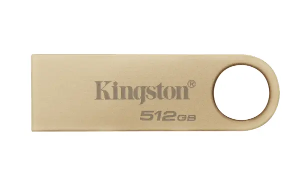 MEMORIA USB KINGSTON DATATRAVELER SE9 G3 512GB 3.2 GEN 1 METÁLICA ORO -