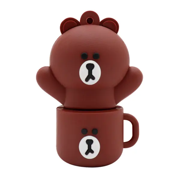 MEMORIA FLASH USB 32GB - OSO CON TAZA BROBOTIX 190432-22, 32 GB, USB tipo A