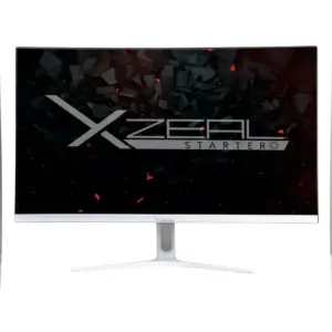 Monitor Gamer 23.8 pulgadas Curvo Blanco Xzeal Starter. XSPMG05W -