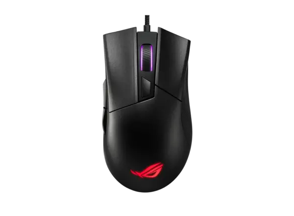 Mouse Gamer Asus Rog Gladius II Core P507 - LED RGB Aura Sync, 6200DPI