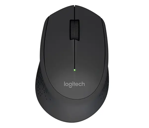 Mouse LOGITECH M280 - Negro, 3 botones, 10 m, RF inalámbrico, Óptico, 1000 DPI
