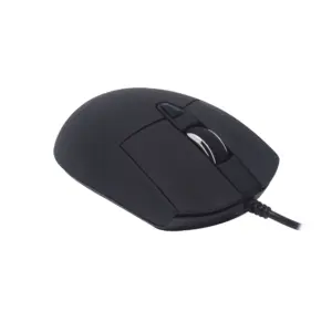 Mouse Naceb Technology NA-0115N - Negro, 6 botones, Alámbrico, Óptico, 800 - 2400 DPI