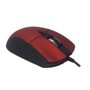 Mouse Naceb Technology NA-0115R - Rojo, 6 botones, Alámbrico, Óptico, 800 - 2400 DPI