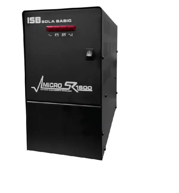 No-Break Industrias Sola Basic MICROSR 1600 VA - 1600 VA, 1000 W, Color blanco, Hogar y Oficina