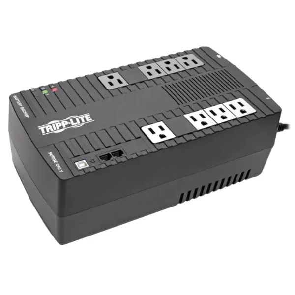 No-Break TRIPP-LITE - 700 VA, 350 W, 12 h, Negro, Hogar y Oficina