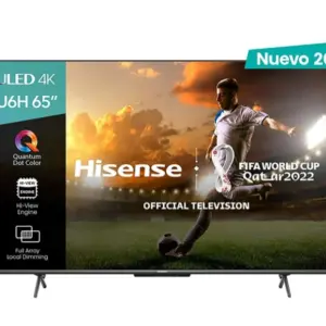 Televisor Hisense 65U6H - 65 pulgadas, ULED 4K UHD, 3840 x 2160 Pixeles, QUANTUM SMART GOOGLE
