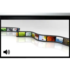 Pantalla de Proyección Multimedia Screens MSET150 - 150 Pulgadas, Eléctrica