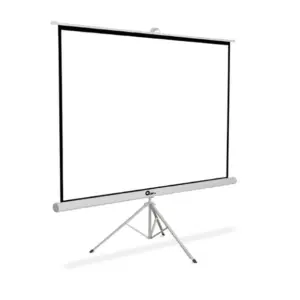 Pantalla Proyección Tripie 120 pulgadas Qian QPD-69603 - 120 pulgadas, Tripié, Color blanco
