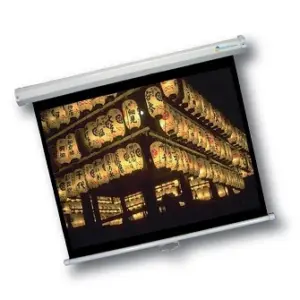 Pantalla de Proyección Multimedia Screens MSC-213 - 120 pulgadas, Manual, Pared, Color blanco