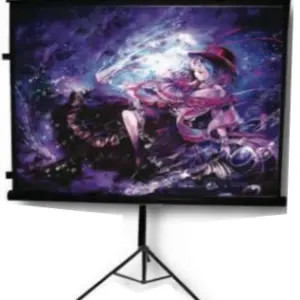 Pantalla de Proyección Multimedia Screens MST-244 - 136 pulgadas, Tripié, Color blanco