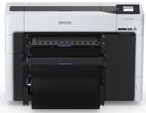 Epson SureColor T3770DR (SCT3770DR) de 24 pulgadas doble rollo o rebobinador de 5 tintas y Adobe PostScript -