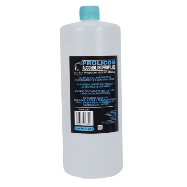 Alcohol Isopropílico PROLICOM - Alcohol Isopropílico, 1lt, Componentes electrónicos