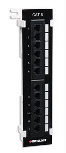 Panel de Parcheo INTELLINET - Negro, 25, 4 cm, 337 g