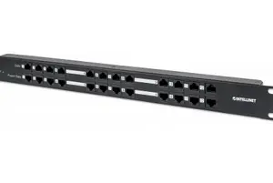 Panel Parcheo INTELLINET 720342 - Negro, Metal