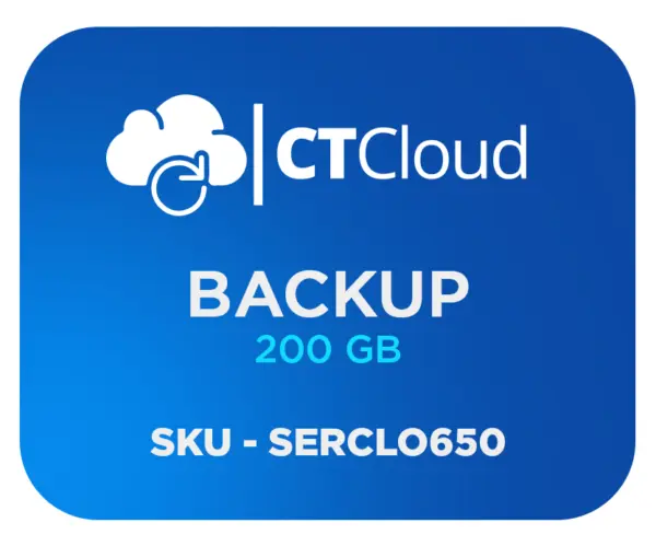 Backup en la Nube CT Cloud NCBU200GB - Servicio de Nube, 200 GB