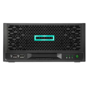 Servidor HPE ProLiant MicroServer Gen10 Plus v2 E-2314 VROC 4 LFF-NHP 1 TB Fuente externa de 180 W (P54654-001) -