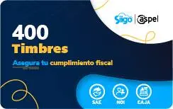 Timbres Fiscales ASPEL Paquete de 400 Timbres FACTE/400 (Electrónico) -