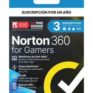 NORTON 360 FOR GAMERS 3D 1A 21443406 -