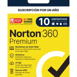 NORTON 360 PREMIUM 10D 1A 21443392 -
