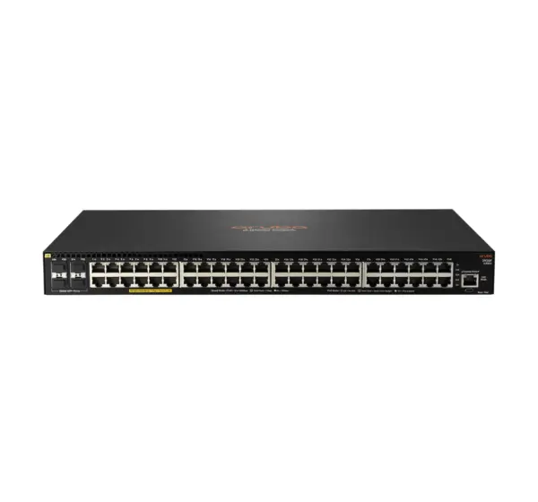 48x puertos PoE  de 740 W 10/100/1000 de detección automática RJ-45 - 4x puertos SFP  1/10 GbE, 176 Gbps