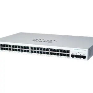Switch  CISCO CBS220-48P-4G-NA - Blanco, 48 puertos