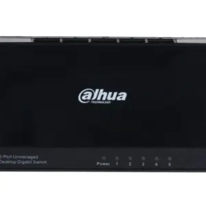 Switch para Escritorio 5 Puertos Dahua Technology DH-PFS3005-5GT-L - Negro