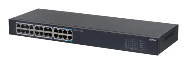 DH-SG1024 Switch 24 Puertos Gigabit Ethernet - 10/100/1000, Diseño Compacto, Capa 2, Switching 1.6 Gbps, Velocidad de Reenvio de Paqutes 35.7 Mbps