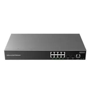 Switch Administrable Capa L2  - 8 ptos Gigabit   8 SFP, PoE hasta 120W de salida, compatible con GWN Cloud