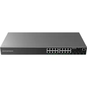 Switch Gigabit Ethernet Administrable de 16 puertos PoEc   4 Puertos SFP Uplink - hasta 240W de salida, compatible con GWN Cloud.