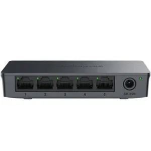 Switch No Administrable de 5 puertos Gigabit - compatible con GWN Cloud, carcasa de plastico