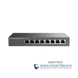 Switch No Administrable de 8 puertos Gigabit con 4 puertos Poe hasta 60W de salida - compatible con GWN Cloud, carcasa metalica
