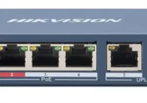 Switch PoE  HIKVISION DS-3E0106HP-E - Azul, 6