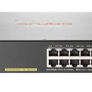 Switch Aruba JL261A Gigabit Ethernet 2930F 24G PoE  4SFP - 24 Puertos PoE  10/100/1000Mbps   4 Puertos SFP, 56 Gbit/s, 32.768 Entradas - Gestionado