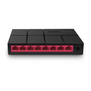 SWITCH DE ESCRITORIO CON 8 PUERTOS A 10/100/1000 MERCUSYS MS108G DE DISEÑO COMPACTO Y CONFIGURACIÓN PLUG AND PLAY -