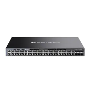 Switch administrado L3 apilable Gigabit de 48 puertos Omada con 6 ranuras 10G -