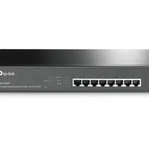 Switch Gigabit TP-Link No administrable POE (TL-SG1008MP) - Negro, 126W, 8 puertos