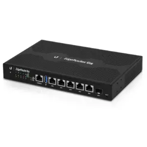 SWITCH EDGEROUTER  UBIQUITI ER-6P - 10/100/1000 Mbps, Negro