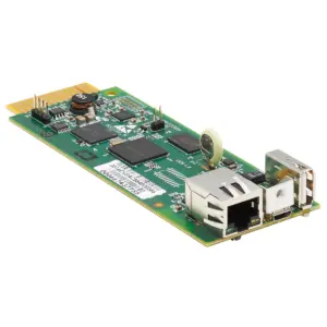 Tarjeta de Red WEBCARDLXMINI para Sistemas UPS Selectos - incluye: Tarjeta de Red WEBCARDLXMINI, Cable USB Micro B a USB A, Placas frontales, Manual del Pro