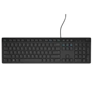 Teclado DELL KB216 (Inglés) - USB, Negro, PC/server, Alámbrico